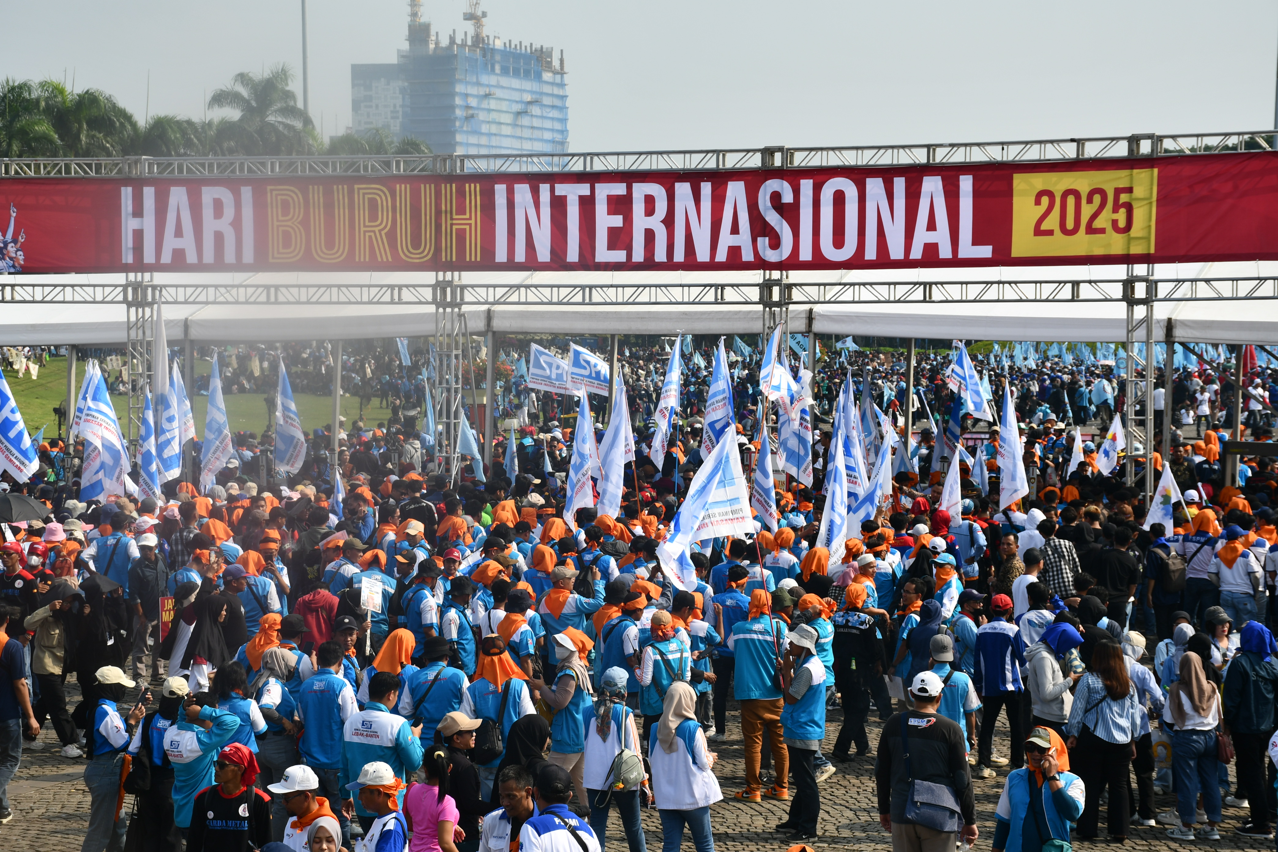 Buruh SPN Kabupaten Serang Kawal Penetapan UMK 2026